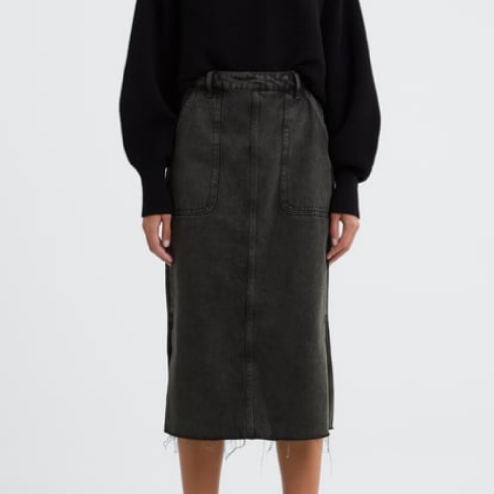 Zara Vintage Denim Skirt